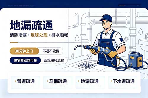 桐乡地漏疏通