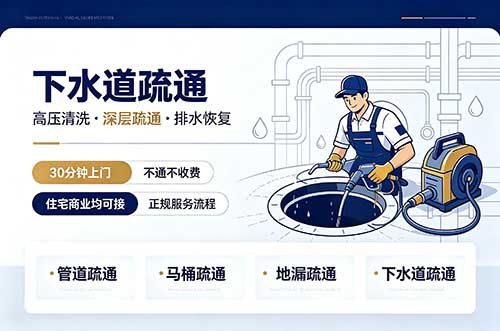 桐乡下水道疏通